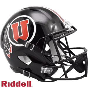 Utah Utes Helmet Riddell Replica Full Size Speed Style Black