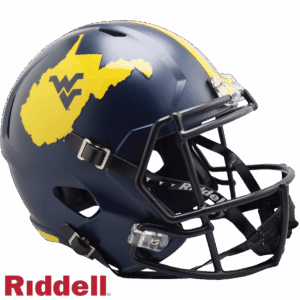 West Virginia Mountaineers Helmet Riddell Replica Full Size Speed Style Country Roads 2023