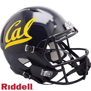 California Golden Bears Helmet Riddell Replica Full Size Speed Style Blue