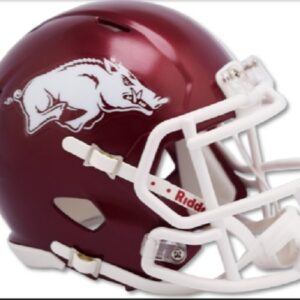 Arkansas Razorbacks Deluxe Replica Speed Helmet