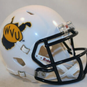 West Virginia Mountaineers Helmet Riddell Replica Mini Speed Style Throwback Logo