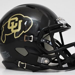 Colorado Buffaloes Speed Mini Helmet - Black Alternate