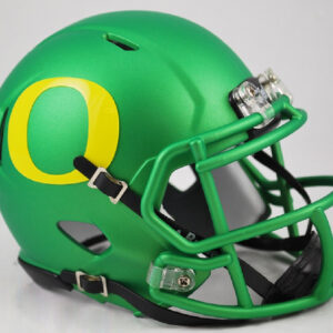 Oregon Ducks Helmet Riddell Replica Mini Speed Style Apple Green