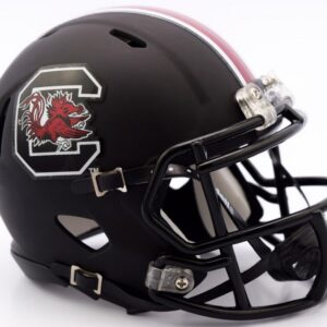 South Carolina Gamecocks Helmet - Riddell Replica Mini - Speed Style - Matte Black