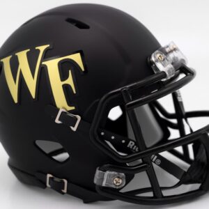 Wake Forest Demon Deacons Helmet Riddell Replica Mini Speed Style Matte Black
