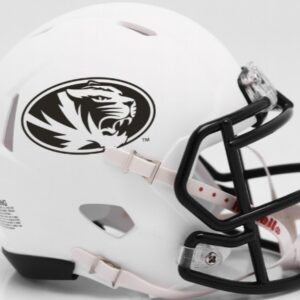 Missouri Tigers Helmet Riddell Replica Mini Speed Style Matte White