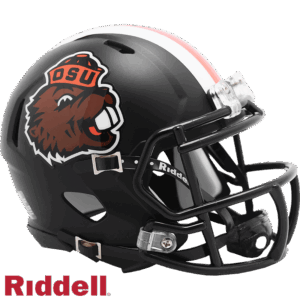 Oregon State Beavers Helmet Riddell Replica Mini Speed Style Satin Black