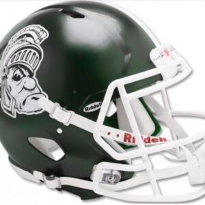 Michigan State Spartans Helmet Riddell Replica Mini Speed Style Gruff Sparty Design