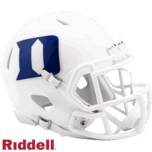 Duke Blue Devils Helmet Riddell Replica Mini Speed Style White