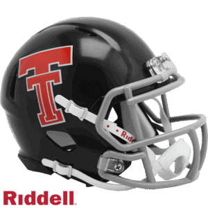 Texas Tech Red Raiders Helmet Riddell Replica Mini Speed Style Throwback