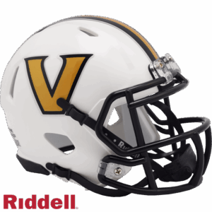 Vanderbilt Commodores Helmet Riddell Replica Mini Speed Style White
