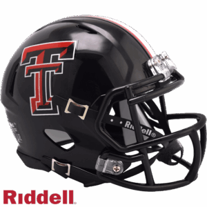 Texas Tech Red Raiders Helmet Riddell Replica Mini Speed Style Black