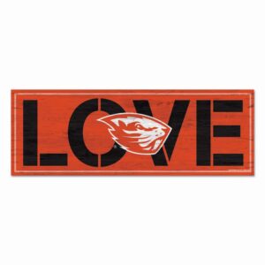Oregon State Beavers Sign 8x23 Wood Love