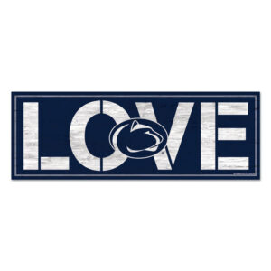Penn State Nittany Lions Sign 8x23 Wood Love