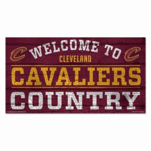 Cleveland Cavaliers Sign 13x24 Wood Country