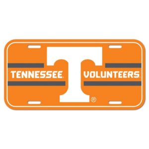 Tennessee Volunteers License Plate Plastic