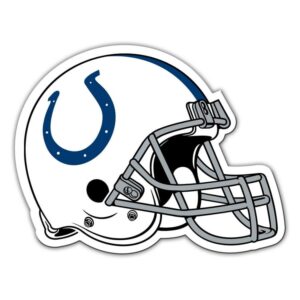 Indianapolis Colts Magnet Car Style 12 Inch Helmet Design CO