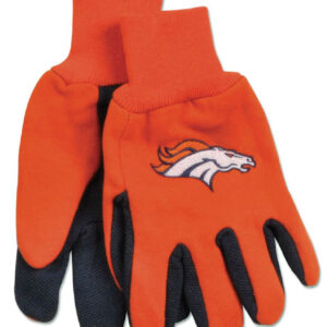 Denver Broncos Two Tone Youth Size Gloves