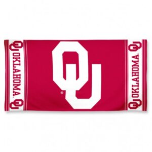 Oklahoma Sooners Towel 30x60 Beach Style