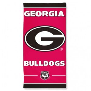 Georgia Bulldogs Towel 30x60 Beach Style