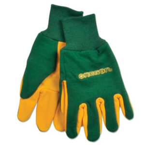 Oregon Ducks Gloves Two Tone Style Adult Size Solid