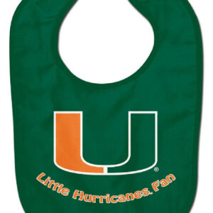Miami Hurricanes Baby Bib - All Pro Little Fan