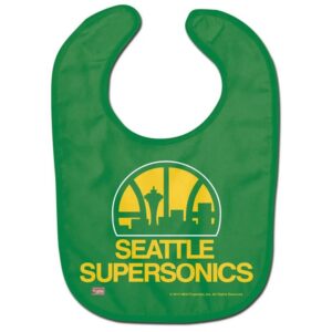 Oklahoma City Thunder Baby Bib All Pro Style Seattle Supersonics Throwback