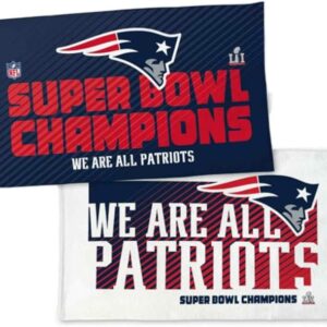 New England Patriots Towel 22x42 Locker Room Style Spectra Super Bowl 51 Champions Design