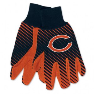 Chicago Bears Gloves Two Tone Style Adult Size