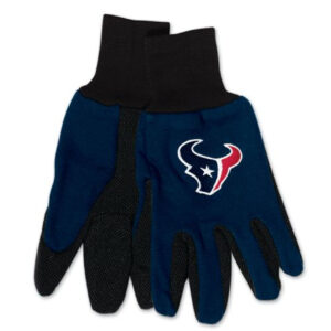 Houston Texans Gloves Two Tone Style Adult Size