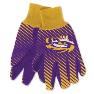 LSU Tigers Gloves Two Tone Style Adult Size