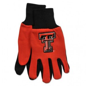 Texas Tech Red Raiders Gloves Two Tone Style Adult Size