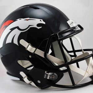 Denver Broncos Helmet Riddell Replica Full Size Speed Style 1997-2023 Throwback