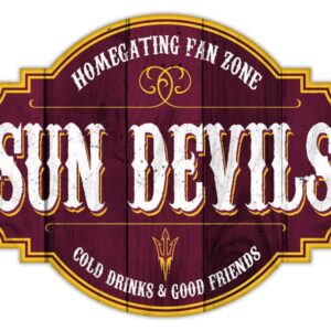 Arizona State Sun Devils Sign Wood 12 Inch Homegating Tavern