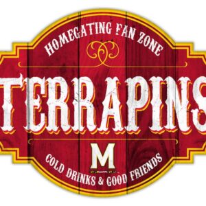 Maryland Terrapins Sign Wood 12 Inch Homegating Tavern