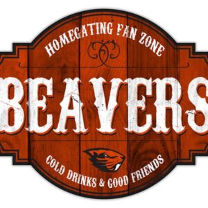 Oregon State Beavers Sign Wood 12 Inch Homegating Tavern
