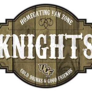 Central Florida Knights Sign Wood 12 Inch Homegating Tavern