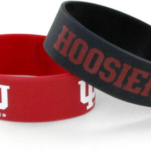 Indiana Hoosiers Bracelets 2 Pack Wide