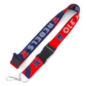 Mississippi Rebels Lanyard Crossfade Design
