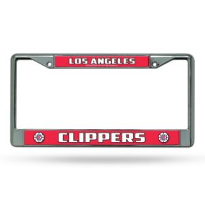 Los Angeles Clippers License Plate Frame Chrome Printed Insert