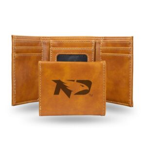 North Dakota Fighting Hawks Wallet Trifold Laser Engraved