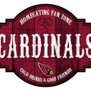 Arizona Cardinals Sign Wood 12 Inch Homegating Tavern