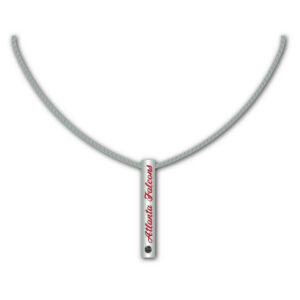 Atlanta Falcons Necklace Silver Bar