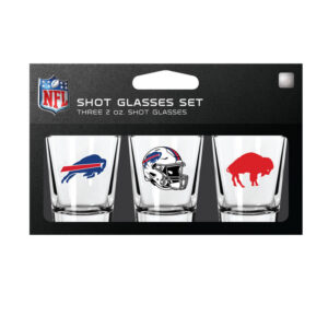 Buffalo Bills Shot Glass Set 3 Pack