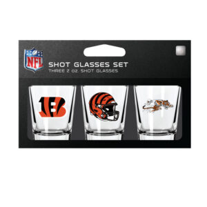 Cincinnati Bengals Shot Glass Set 3 Pack