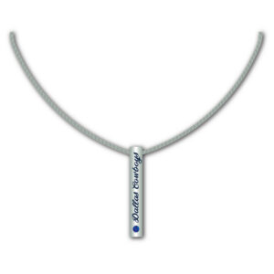 Dallas Cowboys Necklace Silver Bar