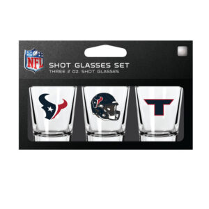 Houston Texans Shot Glass Set 3 Pack