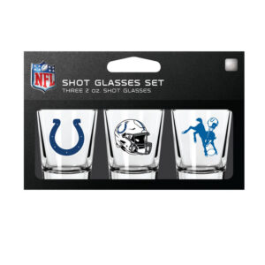 Indianapolis Colts Shot Glass Set 3 Pack