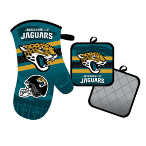 Jacksonville Jaguars Oven Mitt and Pot Holder Set