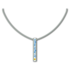 Los Angeles Chargers Necklace Silver Bar